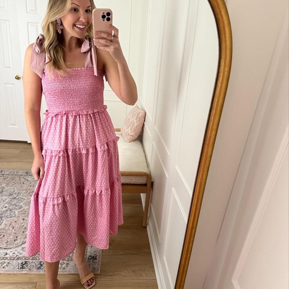 Amazon Pink Maxi Dress